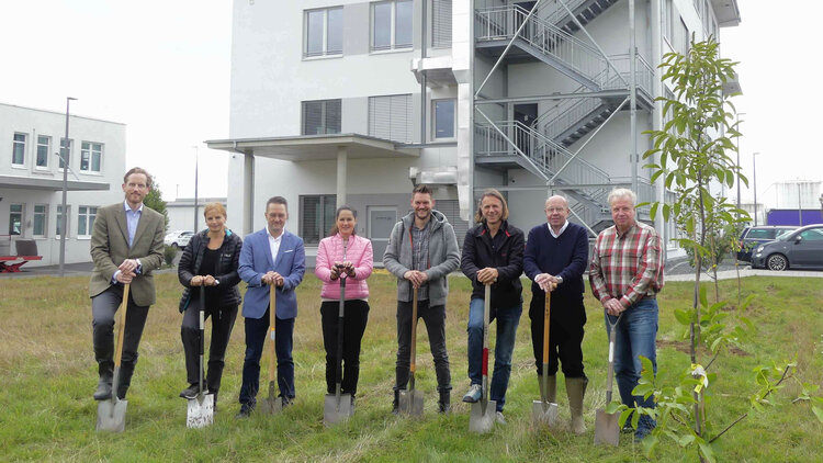 SCHWIND Management Team pflanzt 10 Bäume