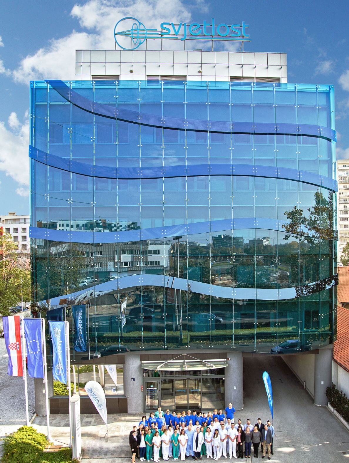 Eye Clinic Svjetlost Headquarters in Zagreb, Croatia