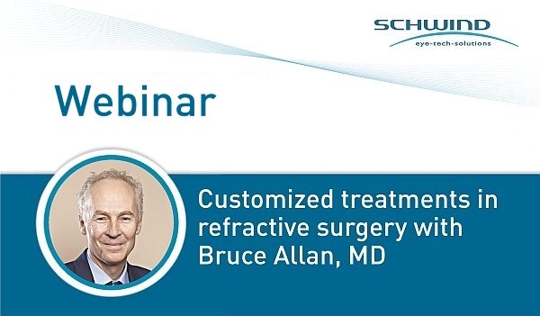 Schwind webinar about customized treatments in refractive surgery