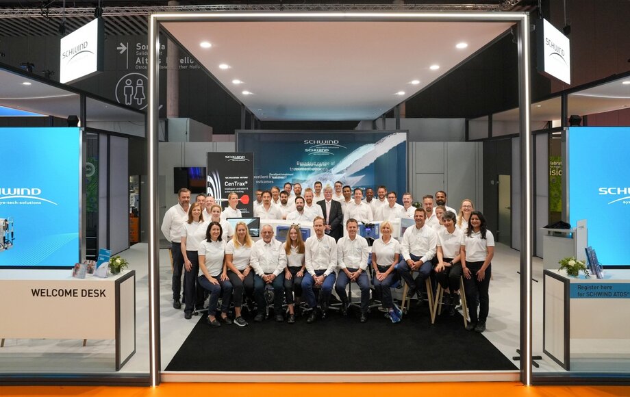 SCHWIND group picture at ESCRS 2024 in Barcelona | © SCHWIND eye-tech-solutions GmbH