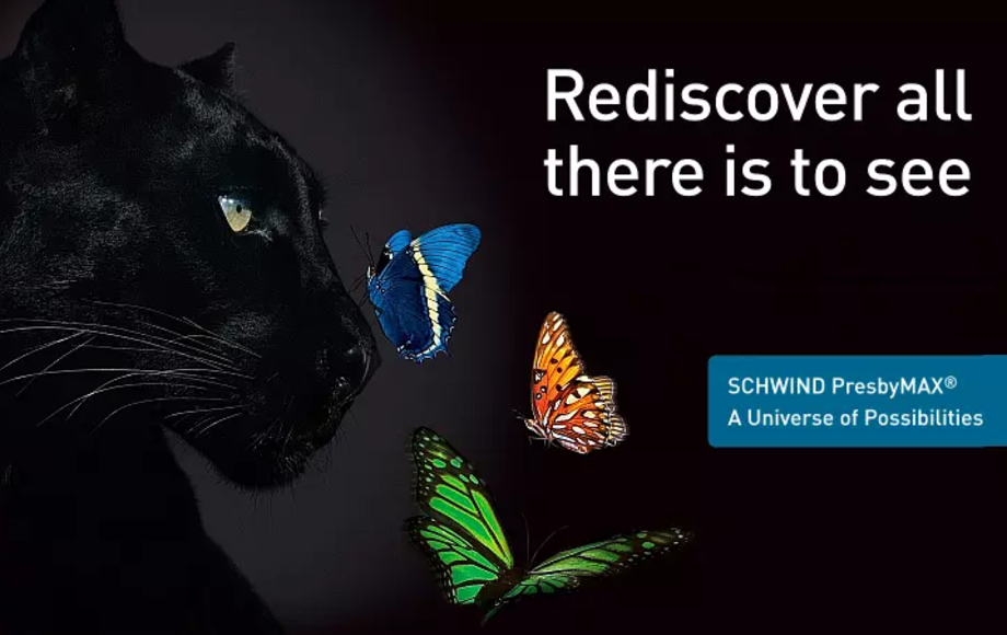 SCHWIND PresbyMAX Image with panther and butterflies | © SCHWIND eye-tech-solutions GmbH
