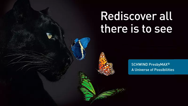 SCHWIND PresbyMAX Image with panther and butterflies