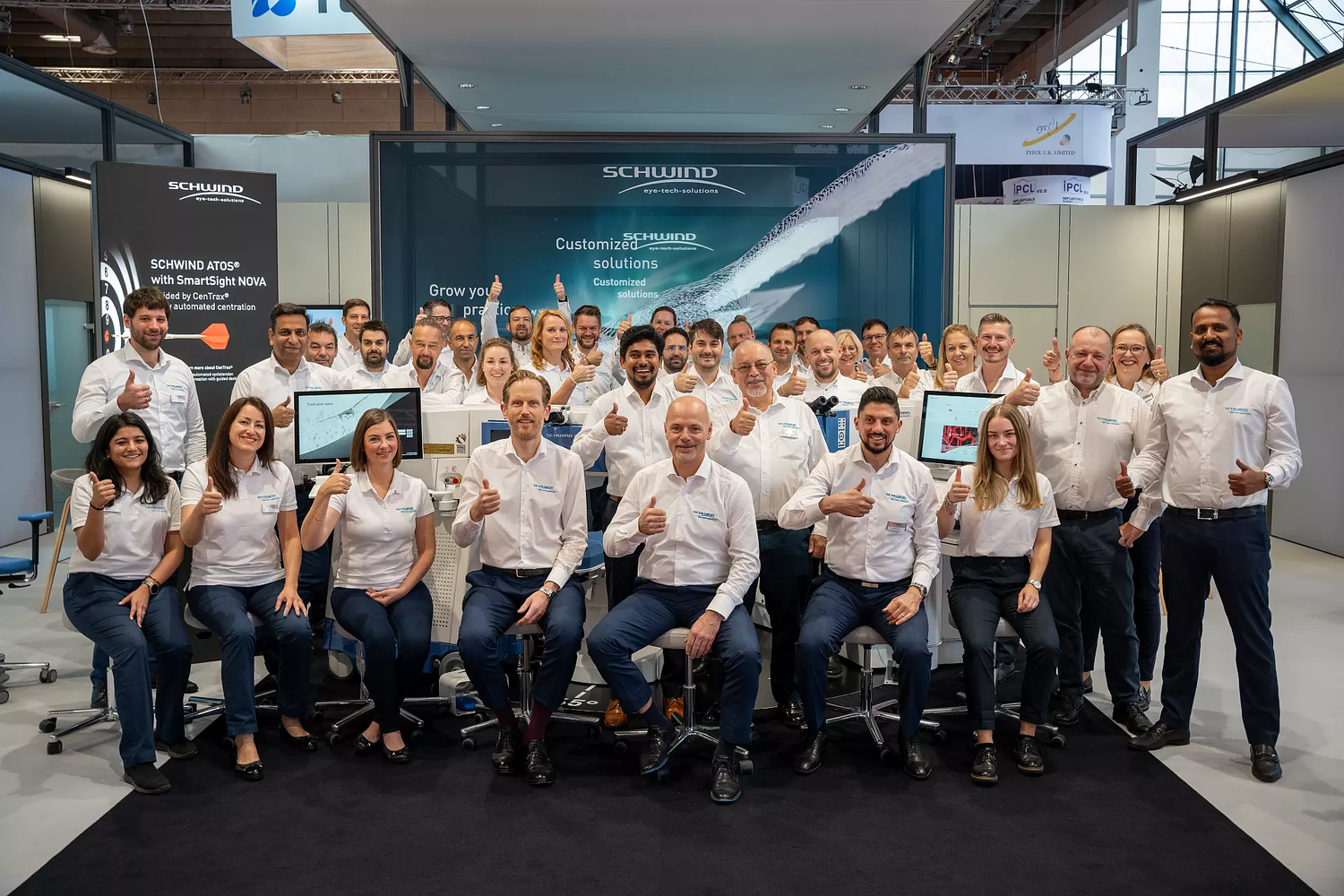 SCHWIND Gruppenbild bei der ESCRS 20205