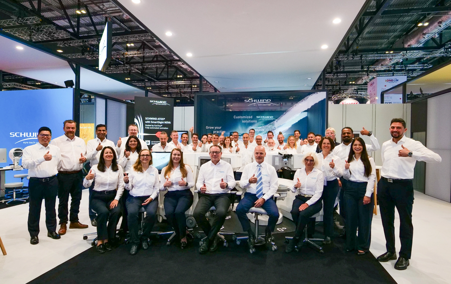 SCHWIND team photo at ESCRS 2026 in London