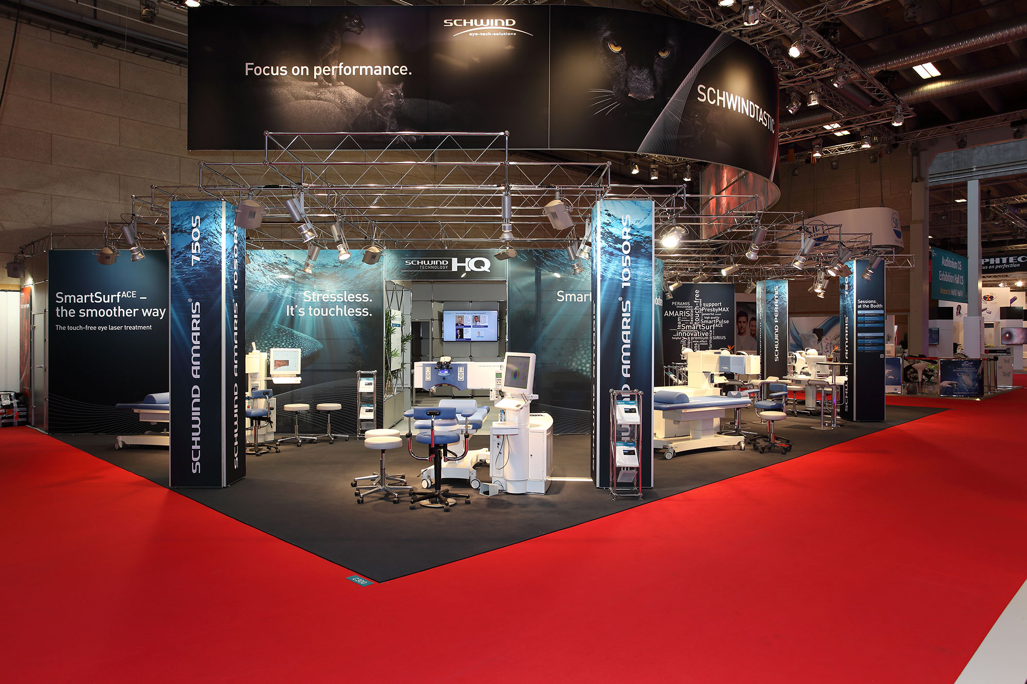 Exhibition stand of Schwind at the ESCRS 2016