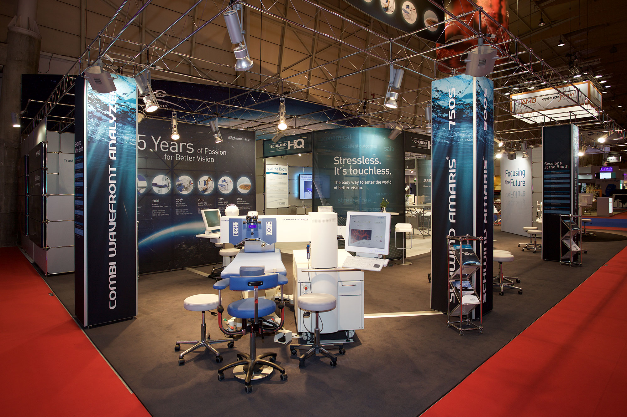 Exhibition stand of Schwind at the ESCRS 2017