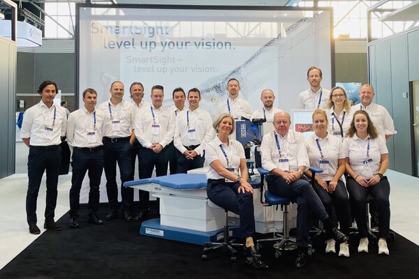 Schwind bei der ESCRS in Amsterdam, Gruppenfoto