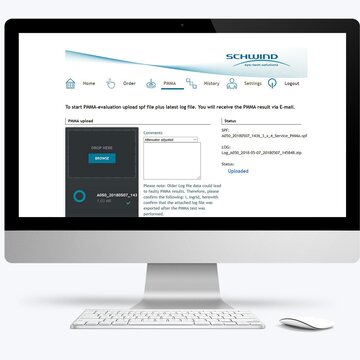Screenshot of a PMMA evaluation